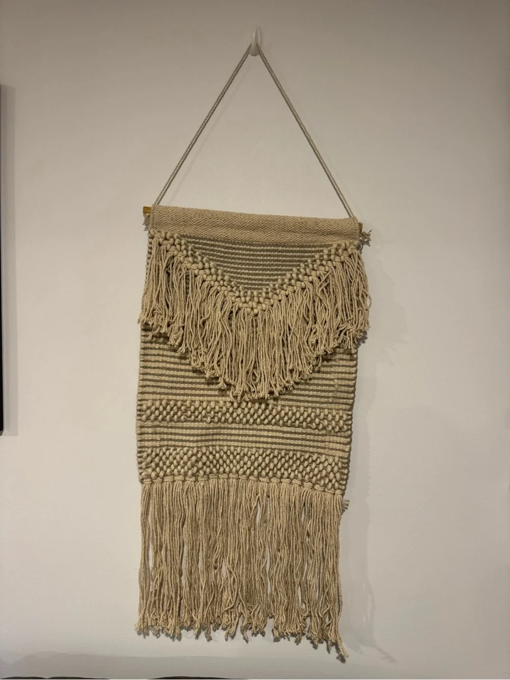 Neutral Cream Macrame Wall Hanging - Brand